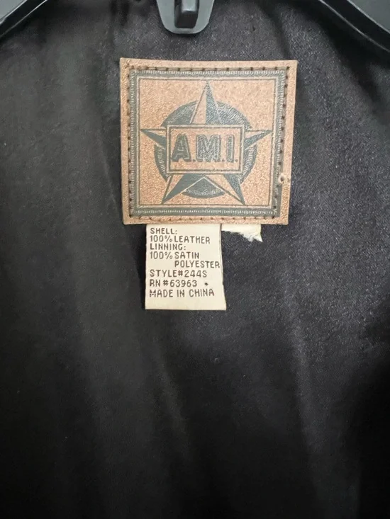 A.M. I Black Suede Button Up Jacket - Picture 2 of 2